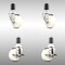 Service Caster 3 Inch 316SS Nylon Wheel Swivel 1-5/8 Inch Expanding Stem Caster Brake SCC, 2PK SCC-SS316EX20S314-NYS-2-TLB-2-158 - alternate 1